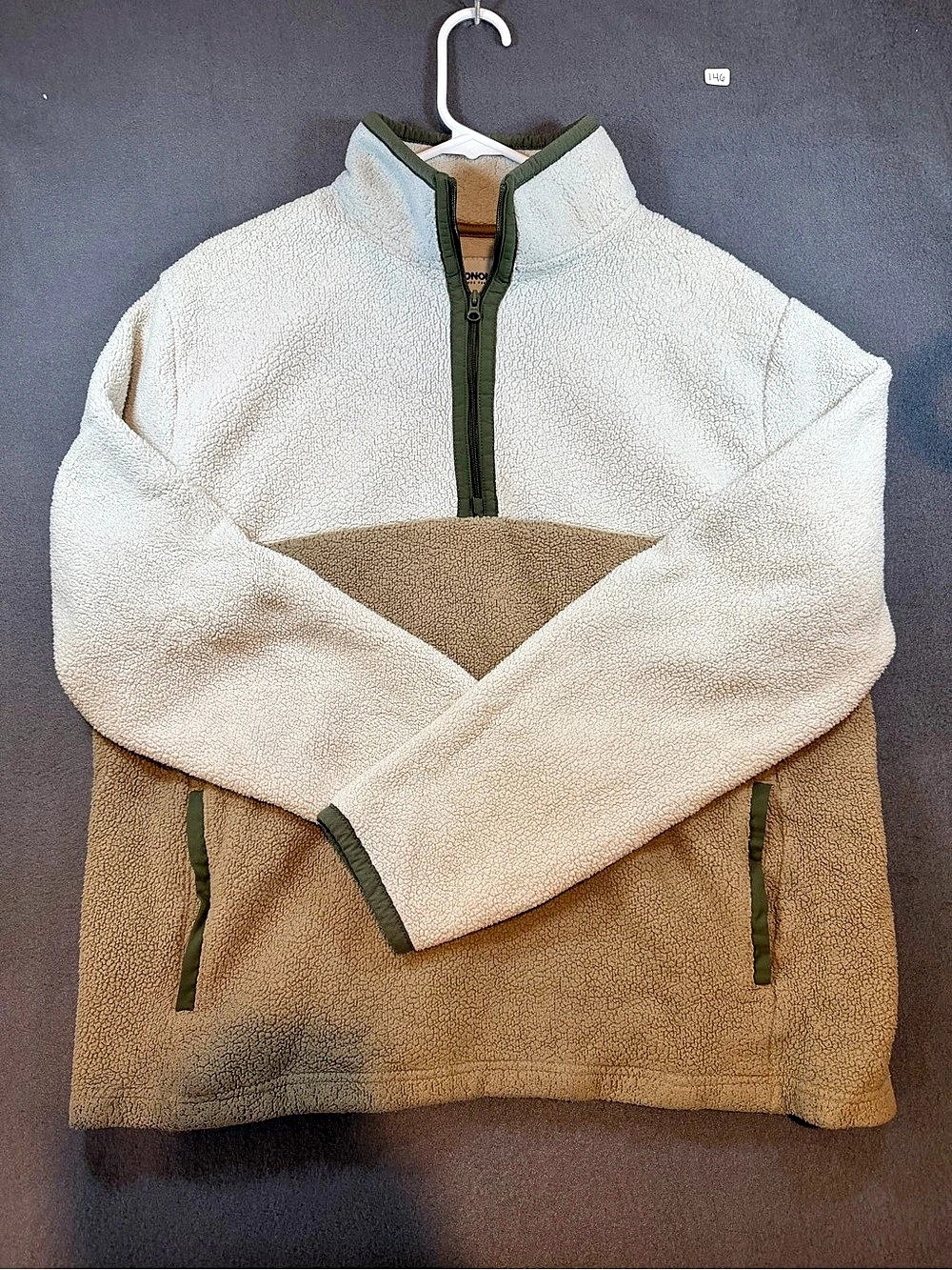 Sonoma Color Block Fleece Pullover Size XL Like New